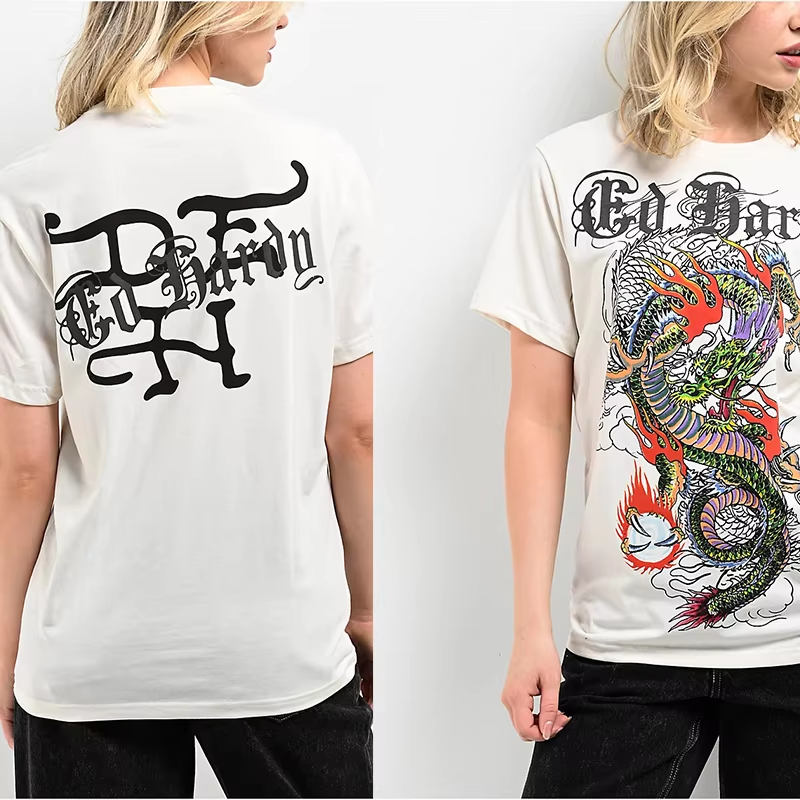 Streetwear Brand Japan - Camiseta de Algodão com Estampa Gráfica