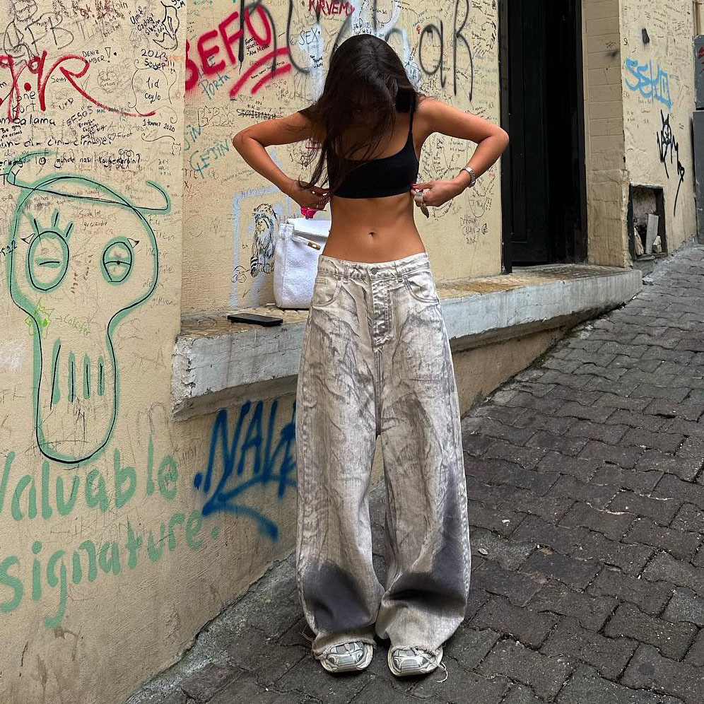 Streetwear Brand Denim - Nova marca primavera outono feminino meninas