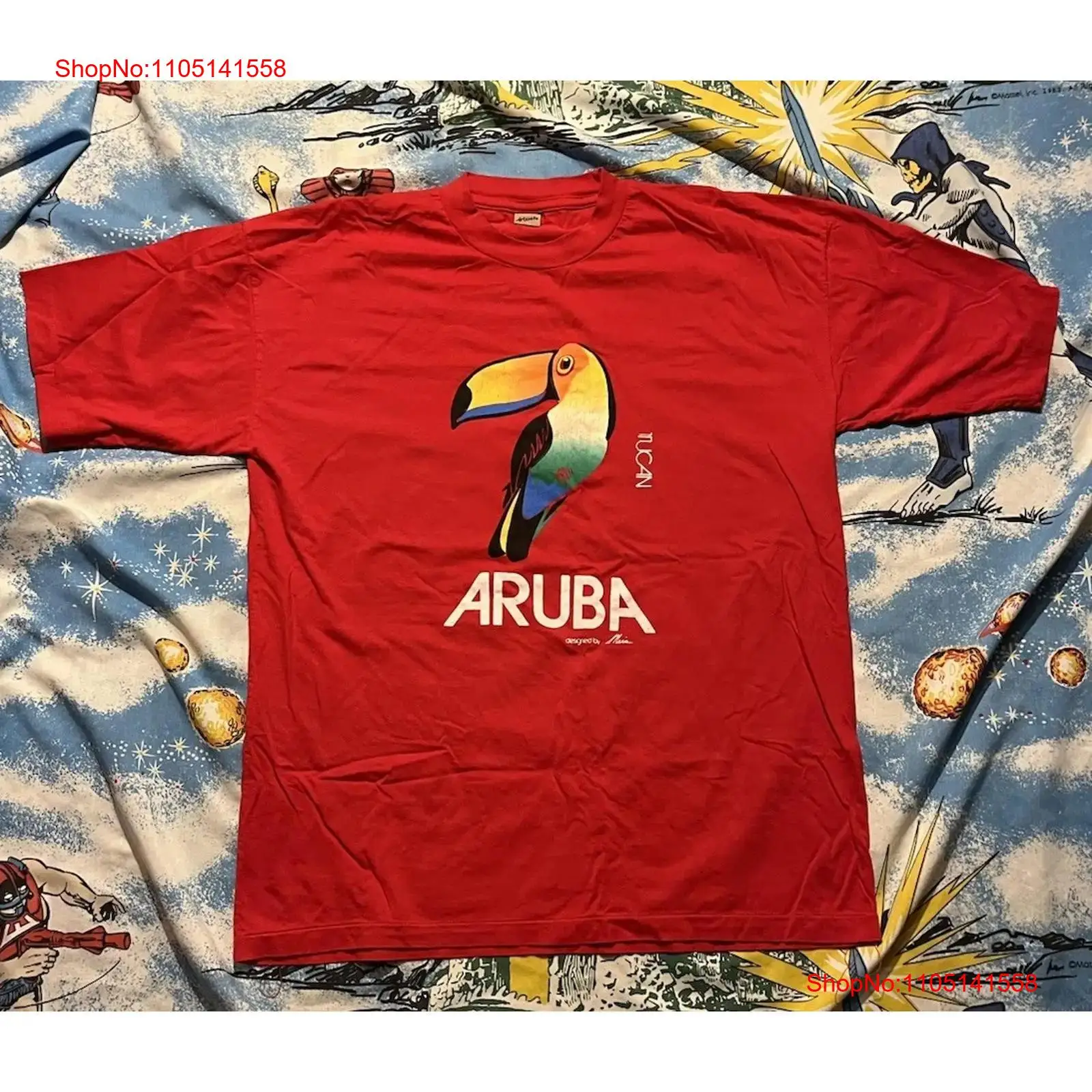 Streetwear Brand Red - Vintage aruba tucano tucano t camisa