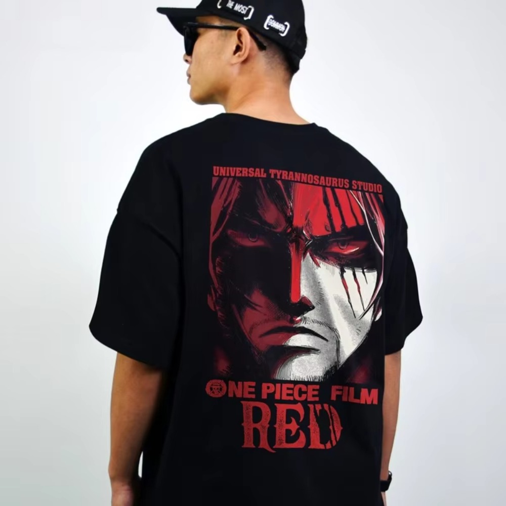 Streetwear Brand Japan - 2025 uma peça vermelha gráfica t