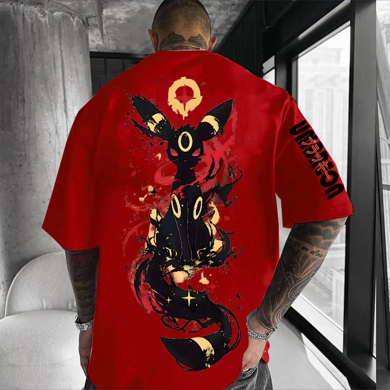 Streetwear Brand Japan - Pokémon co-branded impressão camiseta 2025 verão