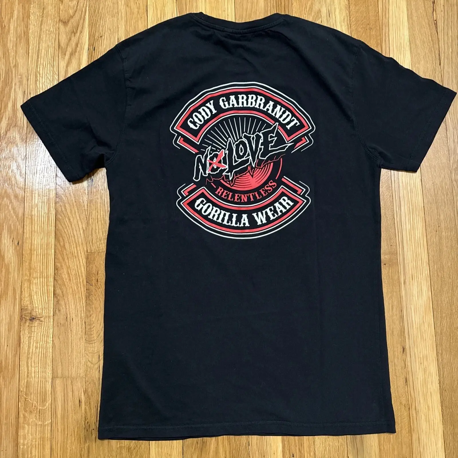 Streetwear Brand Vintage - Camiseta Gorilla Brand Cody Garbrandt Preta