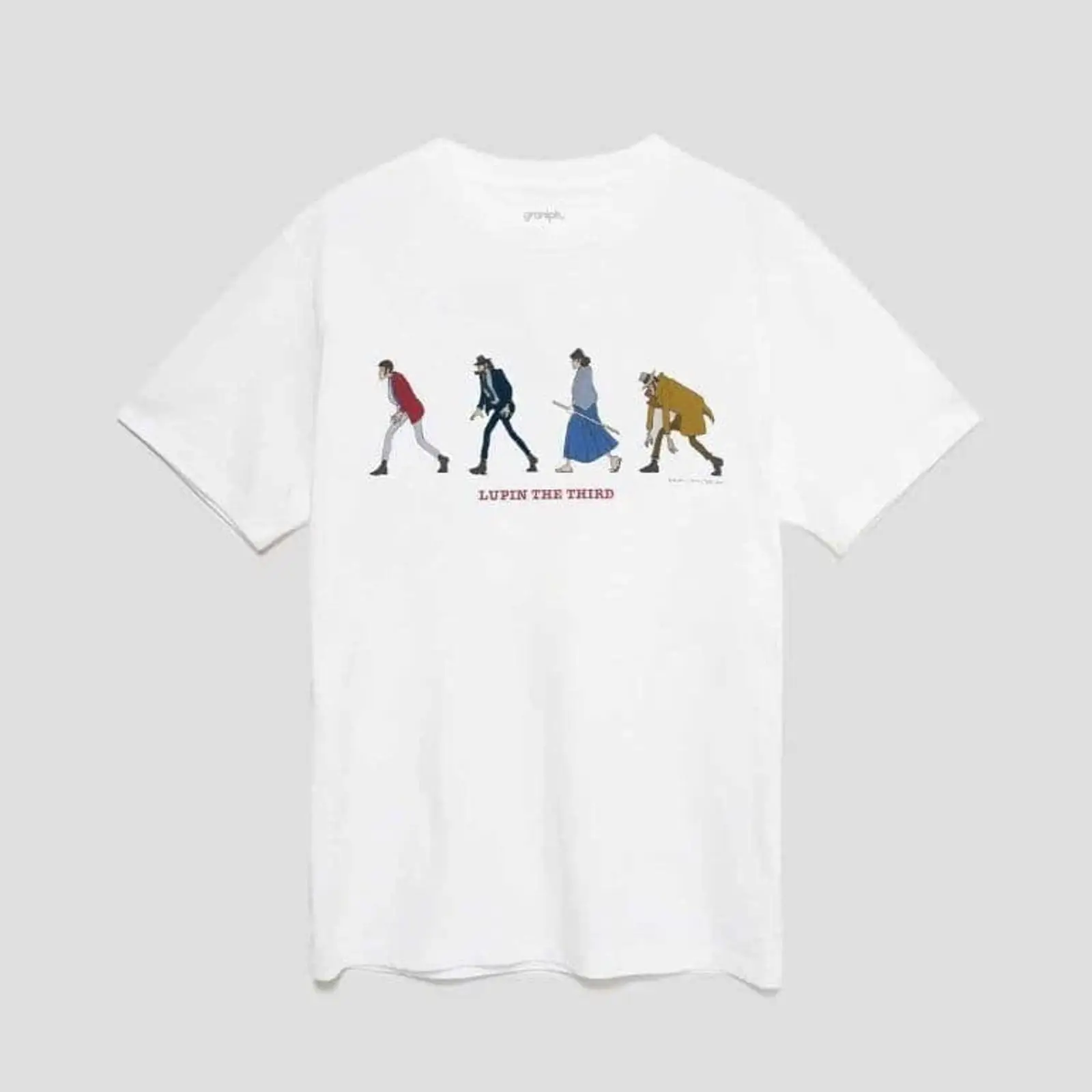Streetwear Brand Vintage - Camiseta Graniph Lupin III Tamanho L
