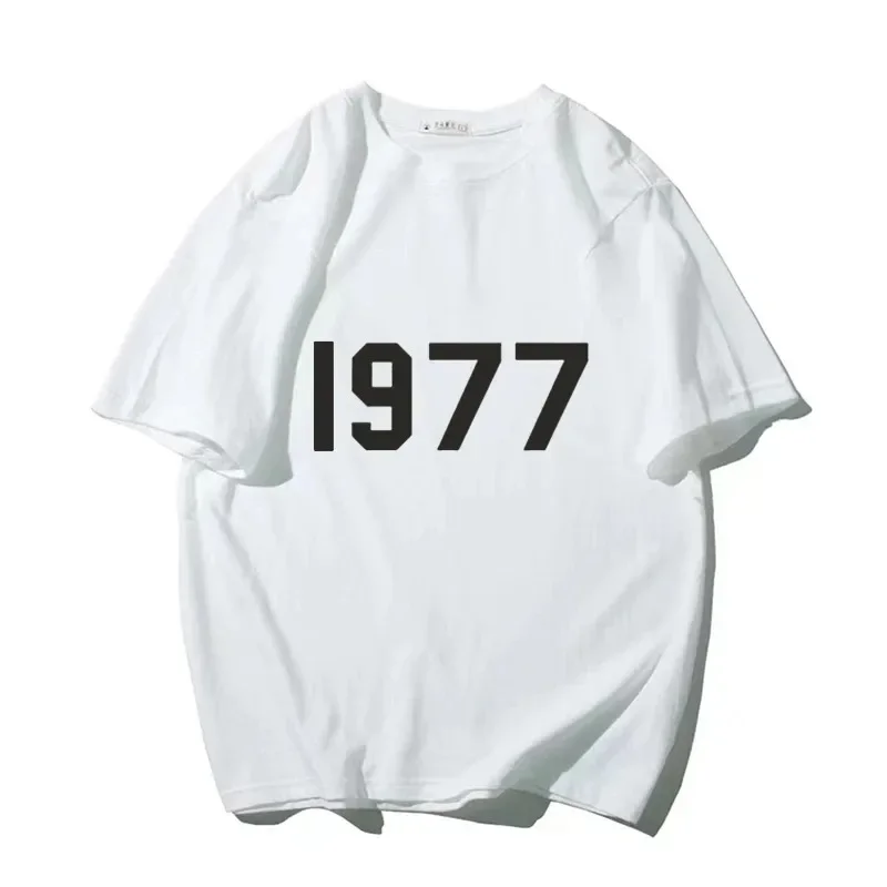 Streetwear Brand Vintage - Camisa de algodão estampada da marca