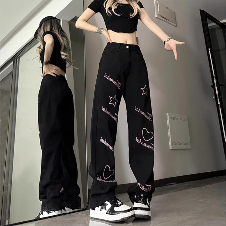 Nova primavera outono plus siz - Streetwear Brand Denim avaliação e preço
