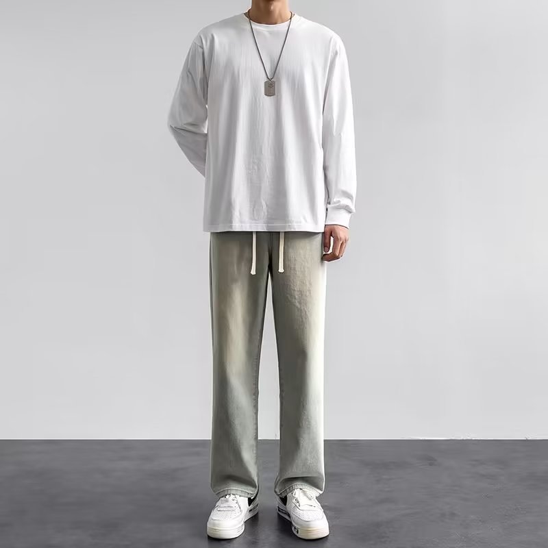 Calças Jeans Masculinas Estilo - Streetwear Brand Denim avaliação e preço