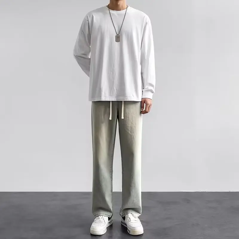 Estilo coreano streetwear nova - Streetwear Brand Denim avaliação e preço