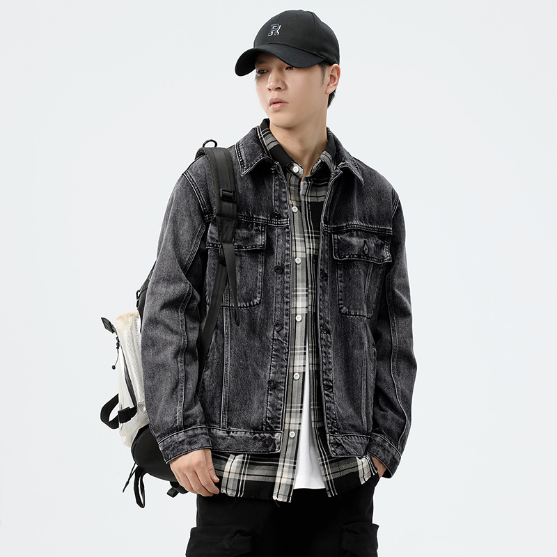 Jaqueta Jeans Masculina Cinza  - Streetwear Brand Denim avaliação e preço